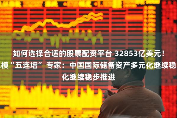 如何选择合适的股票配资平台 32853亿美元！外储规模“五连增” 专家：中国国际储备资产多元化继续稳步推进